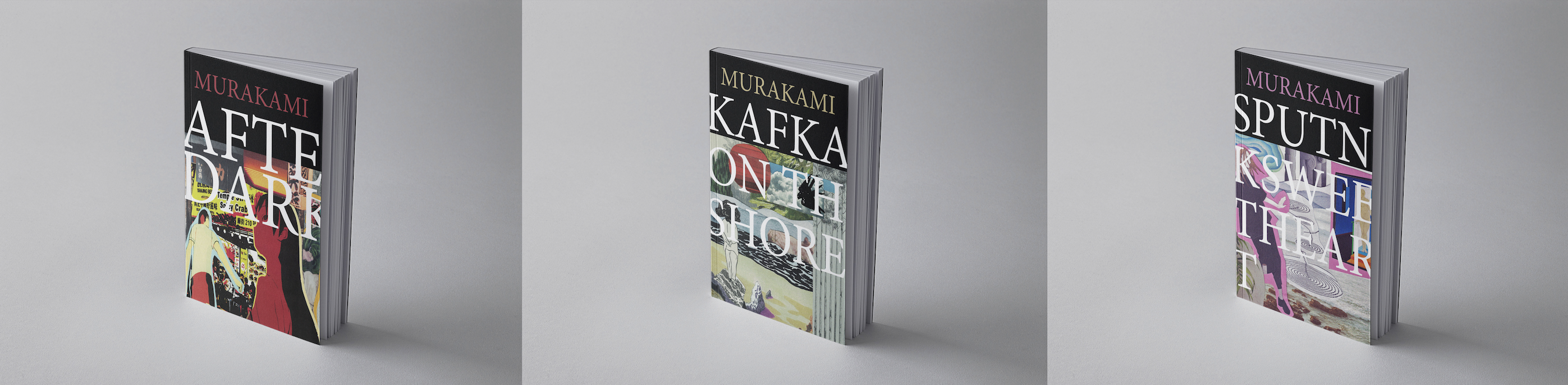 Murakami collage process